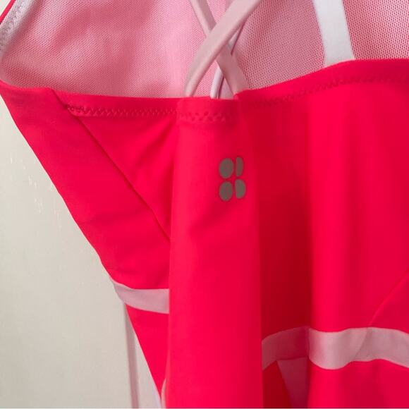 Sweaty Betty Lipstick Medley Pink One Piece Swimsuit Size XS - Picture 6 of 6